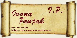 Ivona Panjak vizit kartica